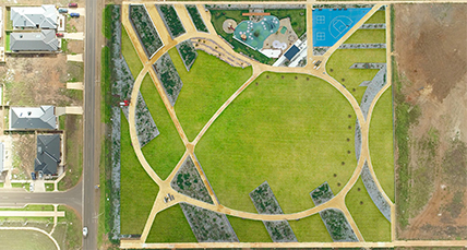 residents club Club and Town Park Plan 